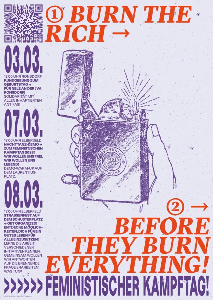 Nachttanz-Demo zum Feministischen Kampftag 2026